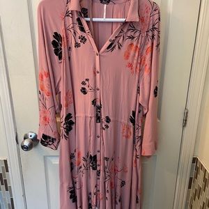 Free people long sleeve dress
